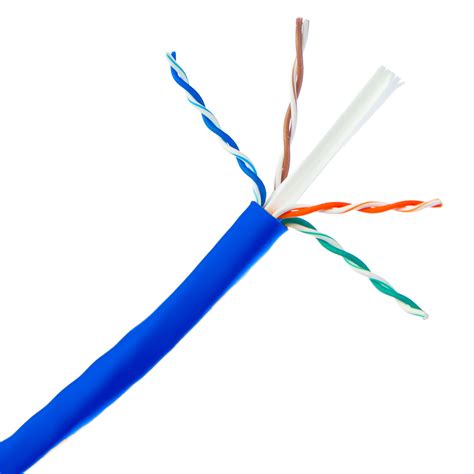 cat network cable cm solid copper blue ft