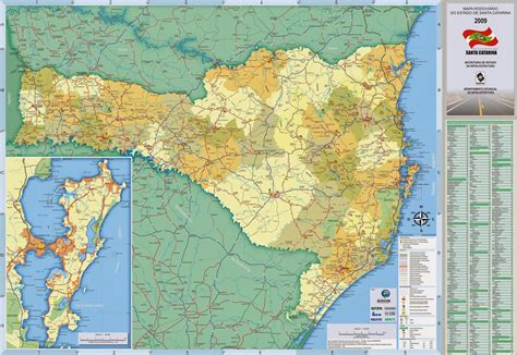 Mapas De Santa Catarina Geografia Total™