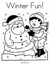 Coloring Winter Pages Fun Color Snowman Snowy December Kids Blizzard Worksheet Printable Print Snow Build Zone Cool Noodle Guys Christmas sketch template