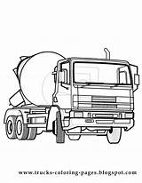 Coloring Pages Truck Wheeler Chevy Drawing Mixer Construction Pickup Tundra Toyota Trucks Printable Clipart Drawings Kids Silverado Library Getcolorings Sketch sketch template
