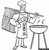 Bbq Coloring Pages Patriotic July Fourth Grill Drawing Man Color Flag Usa Apron Getdrawings Ii Part Gif Break Visit Thecolor sketch template
