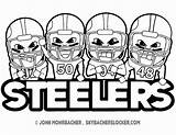 Steelers Sketch Coloring Pages Logo Printable Sketches Paintingvalley Clipartmag Drawing Clipart sketch template