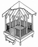 Gazebo Plans Pointed Build Diy Modern Mixture Touch Yet Traditional Could Still Fit Style Has Morningchores sketch template