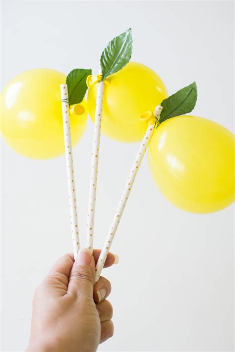 diy lemon balloon party decorations for your next celebration