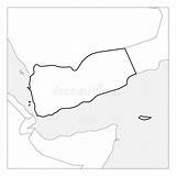 Yemen Highlighted Countries sketch template