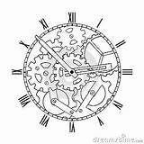 Steampunk Clocks sketch template