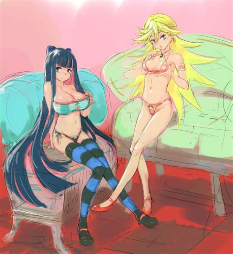 Stocking And Panty Panty And Stocking With Garterbelt Drawn By Np