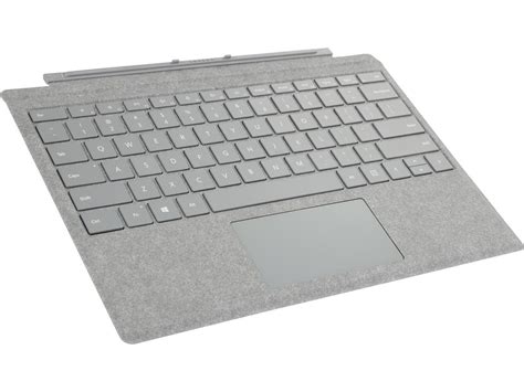 microsoft surface pro signature type cover platinum ffp  neweggcom