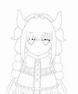 Kanna Kamui Ibispaint Kobayashi sketch template