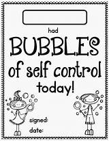 Control Self Bubbles School Anger Skills Activities Elementary 1st Coloring Bubble Social Counseling Kids Pages Spirit Fruit Management Sailing Spring sketch template