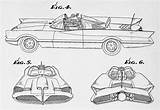 Batmobile Batman 1966 Car Blueprints Gifts Uncleodiescollectibles Original Tumblr Patent Series Superhero Stories Cars sketch template