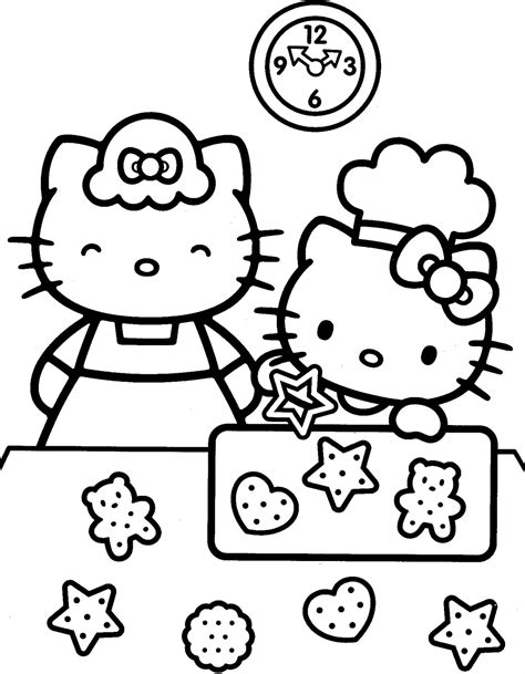 kitty coloring pages games high quality