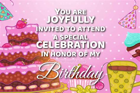 celebrating  birthday   friends  birthday party invitation