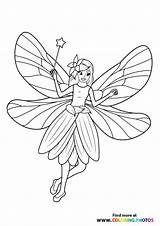 Fairy Wand Dress Frozen Fairies sketch template