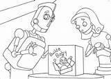 Coloring Pages Robots Robot Movie Do Few Below Print Use Color sketch template