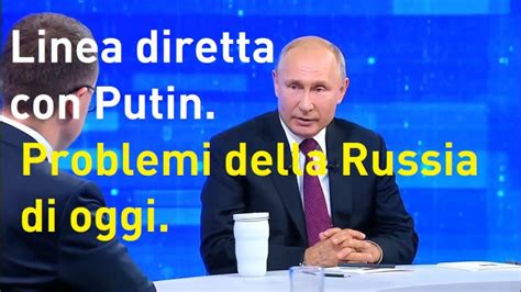Linea Diretta Con Putin Problemi Della Russia Di Oggi Pandora Tv