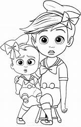 Baby Boss Pages Coloring Printable sketch template