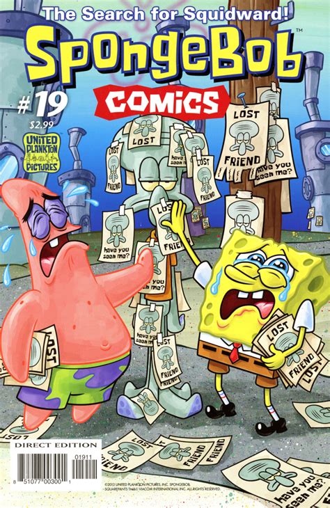 spongebob comics 19 farewell squidward monstah lobstah cometh issue