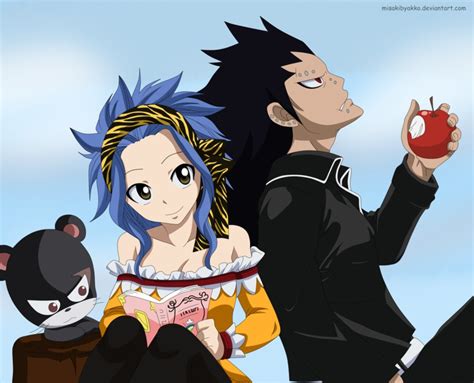 lilly levy gajeel fairy tail photo  fanpop