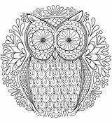 Colouring Pages Adult Printables Fun Coloring Adults Printable Easy Print Simple Color Creative Colour Abstract Designs Book Blank Owl Mandala sketch template