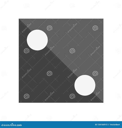 die icon vector sign  symbol isolated  white background die logo concept stock vector