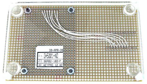 keypad library  connecting keypads  row column matrix wiring