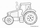Tractor Coloring Pages Kids Printable Transport Sheets Print Template Backhoe Color Preschool Drawings Transportation Boys Cute Vehicles Coloing Templates Deere sketch template