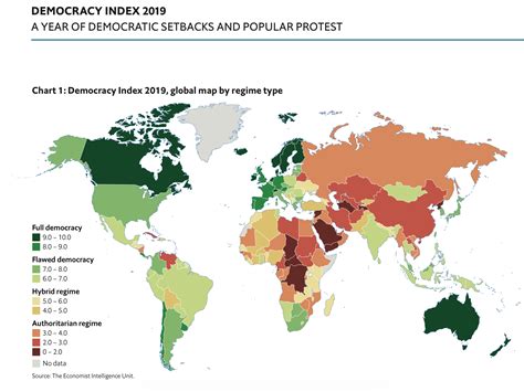 the us and key countries in the democracy index 2019 energy blog
