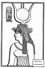 Coloring Pages Egypt Egyptian Gods Ancient Queen Getcolorings Print Getdrawings Adult Printable Colorings sketch template