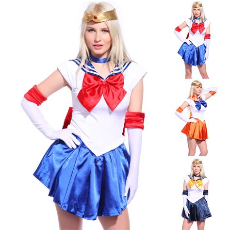 Sailor Moon Costume Cosplay Uniform Sailormoon Fancy Dress