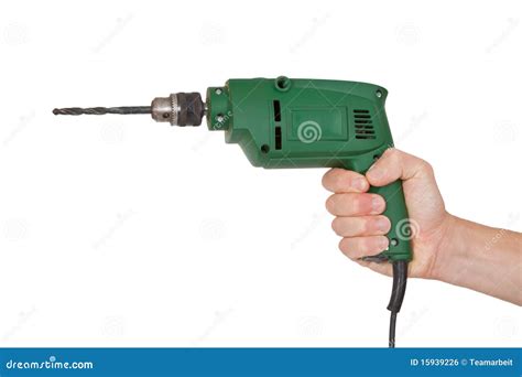 hand  electric drill royalty  stock image image