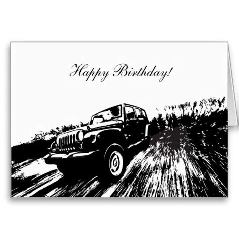 wrangler rolling shot happy birthday greeting cards jeep car lovers pinterest birthday