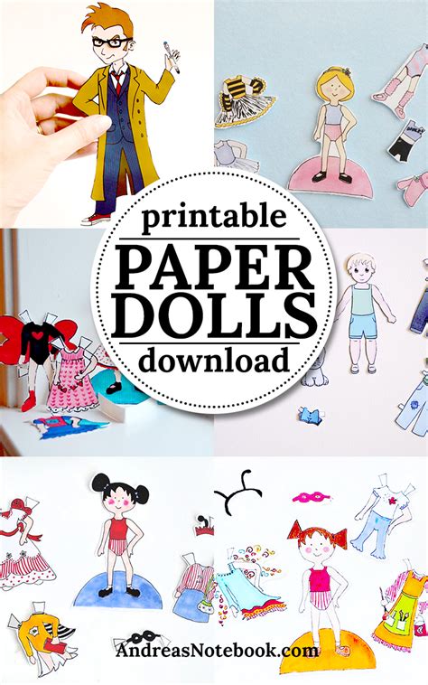 printable paper dolls kids love