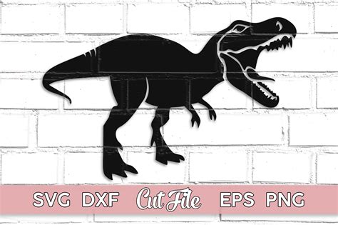 rex svg tyrannosaurus rex dinosaur cut file  illustrations