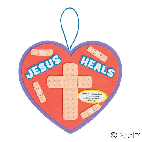 jesus heals sign craft kit bible school crafts bible crafts  kids