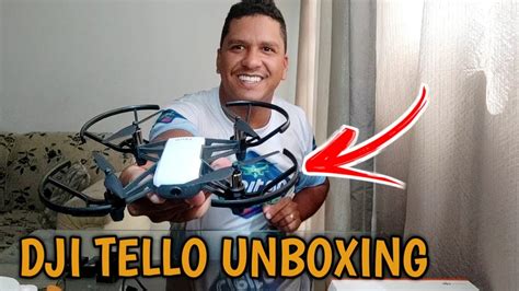 dji tello unboxing  melhor mini drone  mundo drone bom  barato  iniciantes youtube