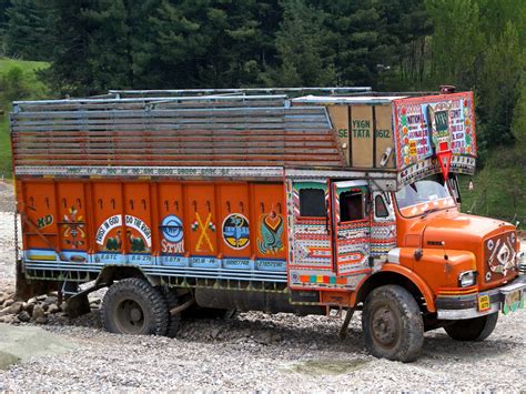 indian truck  colourful indian truck skoll flickr