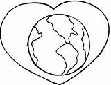 Earth Coloring Pages Drawing Printable Heart Easy Cartoon Clipart Cliparts Kids Color Globe Drawings Library Paintingvalley Clip Use Clipartmag Getdrawings sketch template