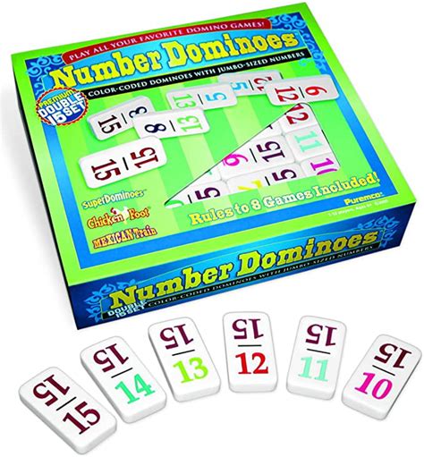 number dominoes premium double  set walmartcom