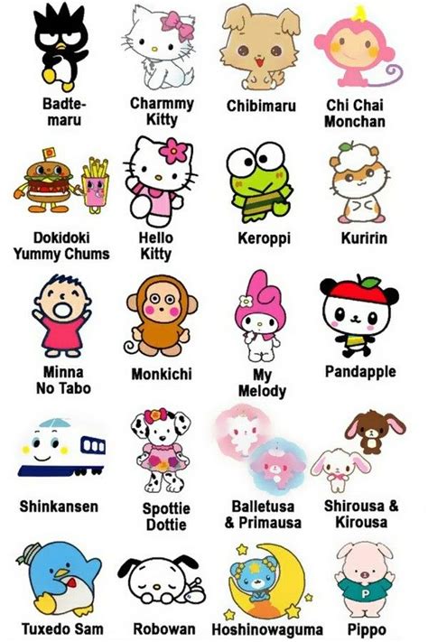 hello kitty and friends manga and anime hello kitty characters hello kitty tattoos hello