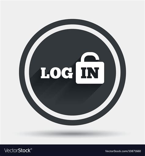 login sign icon sign  symbol lock royalty  vector