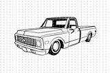 C10 Lowered Rider sketch template