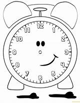 Clock Pages Coloring Alarm Printable Color Lovely Print sketch template