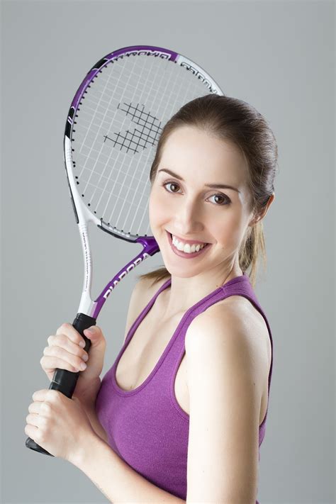 tennis woman sport smile portrait free image from