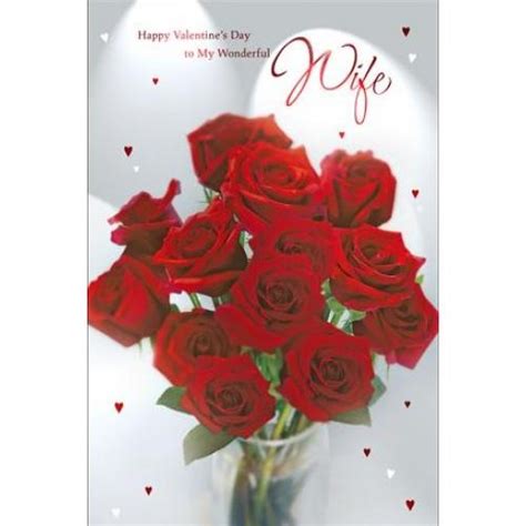 wonderful wife valentines day card with love be my valentine icon cards