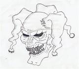 Clown Drawing Gangster Coloring Pages Cholo Skull Pennywise Killer Creepy Drawings Clowns Evil Pencil Tattoo Getdrawings Head Color Drawn Deviantart sketch template