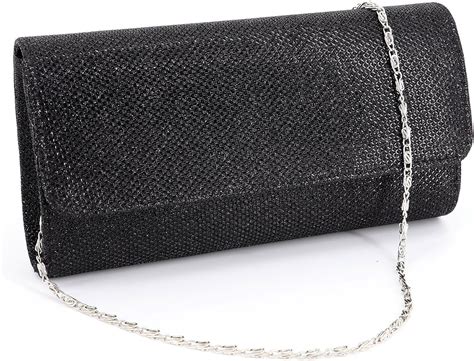 naimo flap dazzling small clutch bag evening bag  detachable chain black amazonca shoes
