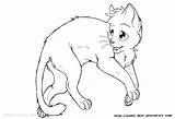 Warrior Coloring Pages Cats Printable Kids Adults sketch template