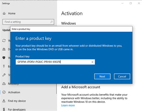 windows  activation key    versions product keys
