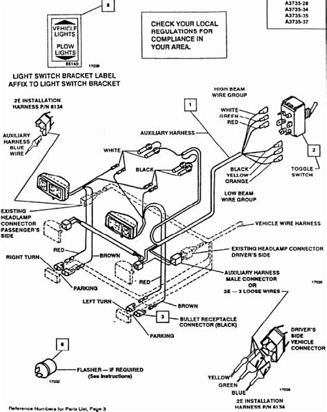 meyer snow plow wiring harness diagram